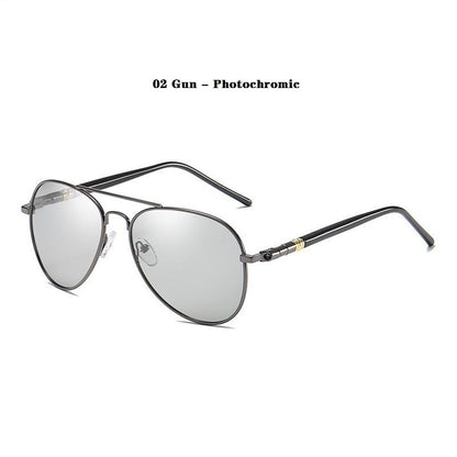 Photochromic Sunglasses Men Women Polarized Chameleon Glasses Men's Change Color Sun Glasses for Man Day Night Vision Eyewear