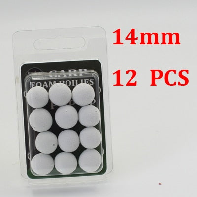 12/15pcs Carp Fishing Accessories Foam Boilies for Zig Rig Hair Chod Ronnie Rig Pop UP Boilies for Carp Fishing Tackle Equipment