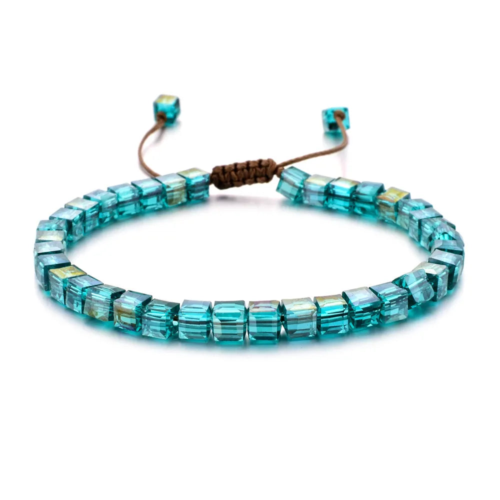 ZMZY Woman Bracelet Wristband Glass Crystal Bracelets Jewelry Accessories Handmade Wristlet Trinket
