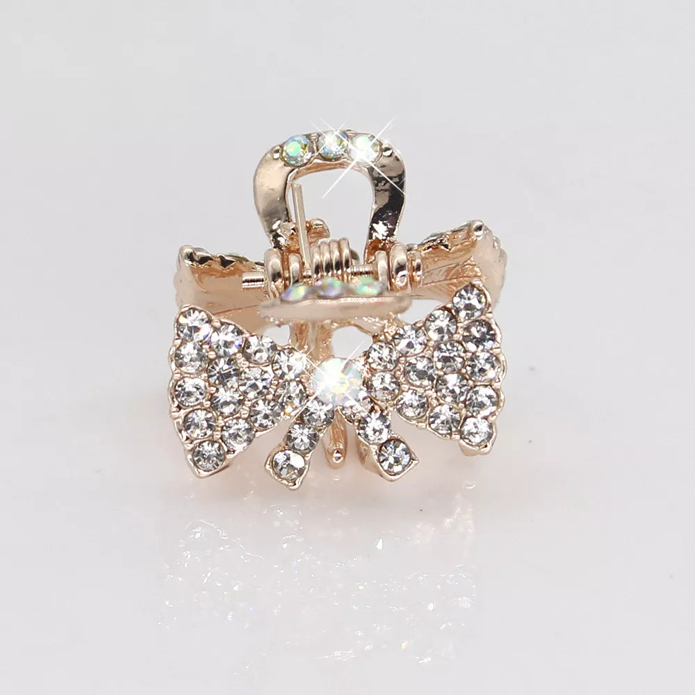 AINAMEISI New 7 Style Metal Crab Claw Clip for Women Girls Charm Barrette Full Rhinestone Wedding Hair Accessories Jewelry