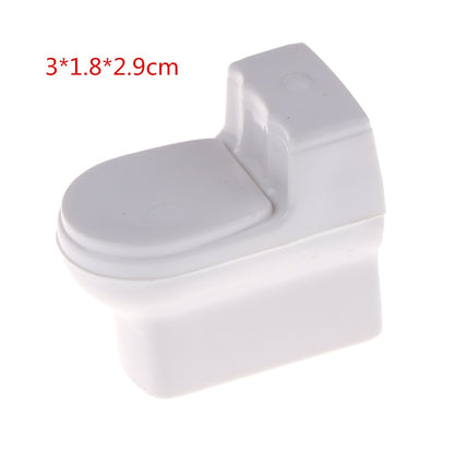 Towel Rack Shower Faucet Tissue Toothbrush Toothpaste Cup Baskets Hair Dryer 1/12 DIY Dollhouse Bathroom Furniture Accessories