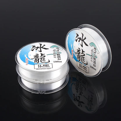 100M Nylon Fishing Line Monofilament Japanese Material for Saltwater Carp Fishing Fluorocarbon Fishing Lline Fly Line