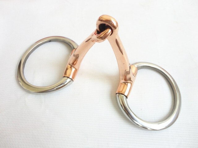 Stainless Steel Eggbutt Bit Horse Product Copper Jointed Mouth