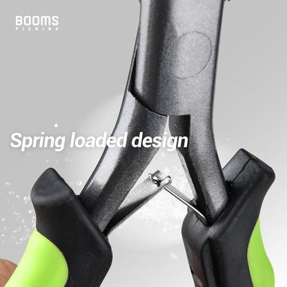 Booms Fishing F03 Fisherman's Fishing Pliers 23cm Long Nose Hook Remover Tools Stainless Steel Line Cutter Scissors