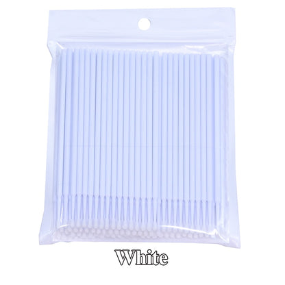Kekelala 100pcs/Bottle Eyelash Extension Cleaning Swabs Lash Lift Glue Remover Applicators Microblade Makeup Micro Brushes Tool