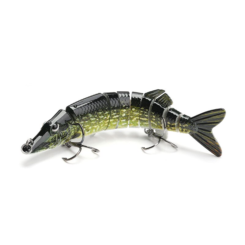 VTAVTA Artificial Pike Lure Bait Multi Jointed Bait 12.5cm 20g Lifelike Crankbaits Fishing Wobblers Swimbait Sea Fishing Lure