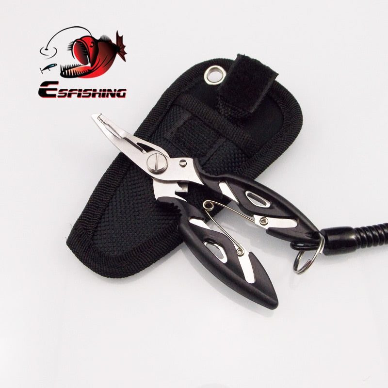 KESFISHING Fishing Multifunctional Plier Camping Secure Pliers Clip Lip Grips Fishing Accessories Shipping