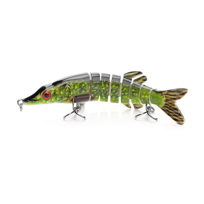 VTAVTA Artificial Pike Lure Bait Multi Jointed Bait 12.5cm 20g Lifelike Crankbaits Fishing Wobblers Swimbait Sea Fishing Lure