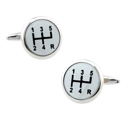 28 Styles Option New Arrival Men's Fashion Cufflinks Red Color Novelty Fire Engine Design Cuff Links retail