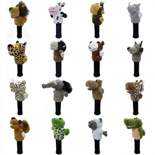 All Kinds of Animals Golf Head Covers Fit Up to Fairway Woods Men Lady Golf Club Cover Mascot Novelty Cute