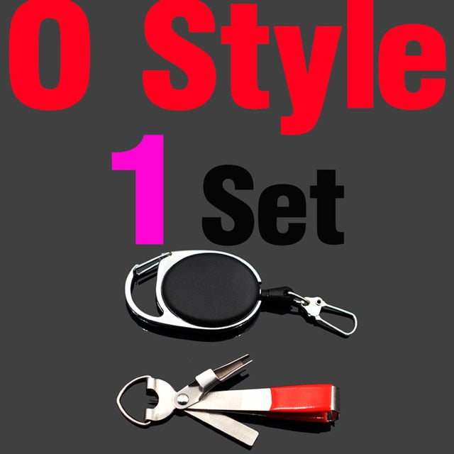MNFT Pro Fast Tie Fishing Quick Knot Tool Nail Knotter Tying Line Cutter Clipper Nipper W/ Zinger Retractor Tackle Accessories