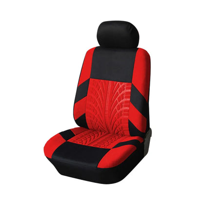 AUTOYOUTH Car Seat Covers Full Set Car Seat Protector Auto Seat Covers Polyester Fabric Universal Fits Most Cars Covers Orange