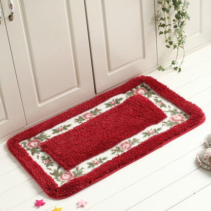 Pastoral Style Bath Mat Multi -Sizes Bathroom Kitchen Carpets Set Anti-Slip Doormat Shower Room Toilet Rugs Floor Area Decor Pad