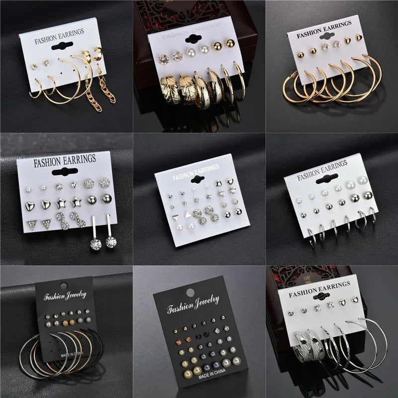 Modyle 2021 New Fashion White Simulated Pearl Stud Earrings for Women Jewelry Accessories