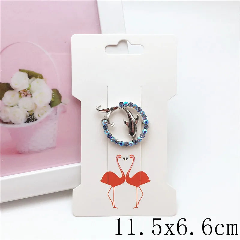 100pcs Multi-Style Hair Clip Cards Hair Accessories Jewelry Display Card Fashion Hair Clip Packaging Vintage Classic Card