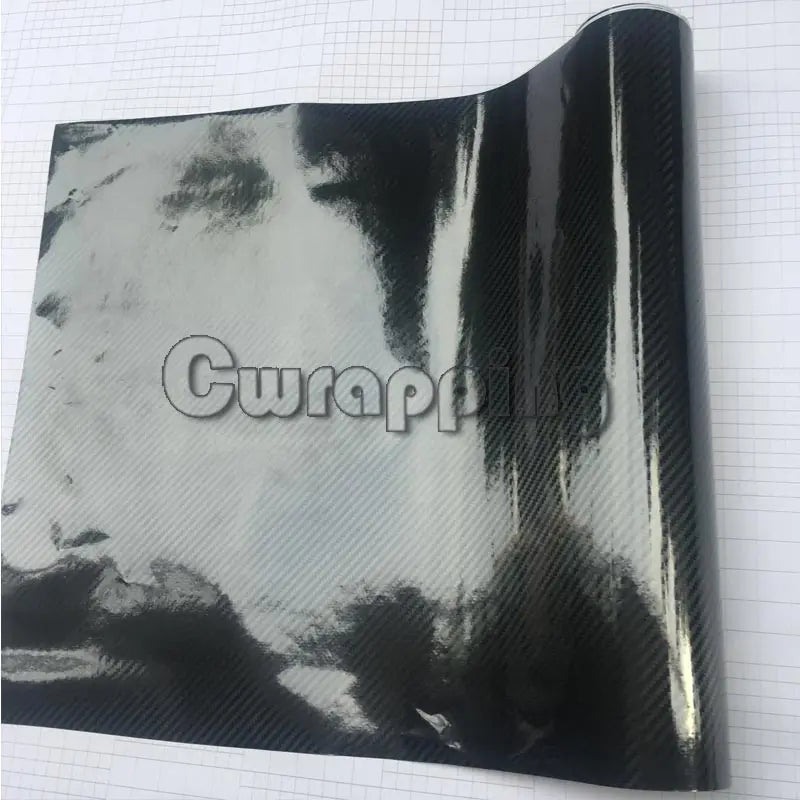 Car Sticker 3d/5d/6d Carbon Fiber Vinyl Wrap Big Texture Super Glossy 5D Carbon Film With Size 50cm*150cm/200cm Waterproof Film