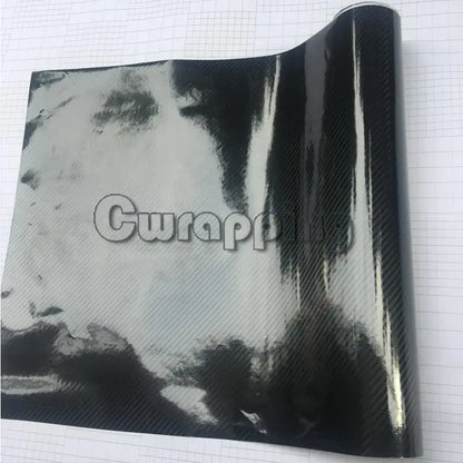 Car Sticker 3d/5d/6d Carbon Fiber Vinyl Wrap Big Texture Super Glossy 5D Carbon Film With Size 50cm*150cm/200cm Waterproof Film