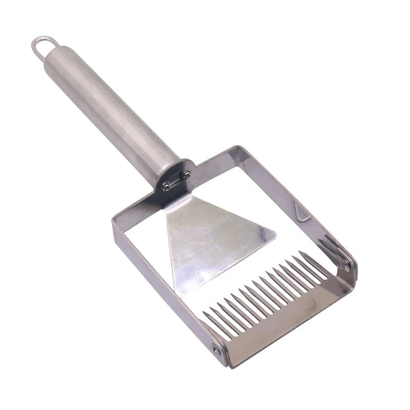 Beekeeping Equipment Uncapping Scraper Honey Honeycomb Scraper Wooden Handle Tool Uncapping Fork Beekeeping
