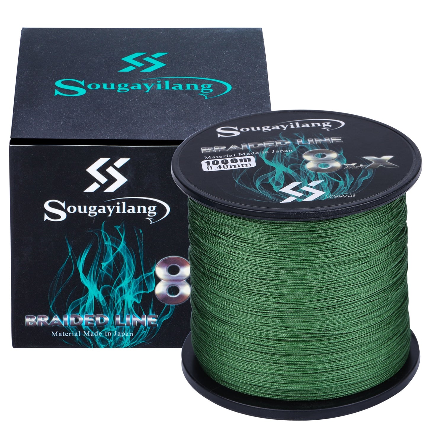 Sougayilang 8x+x 9 Strands Braided PE Fishing Line 300M 500M 1000M Strong Fishing Line Multifilament Durable Fishing Line Tool