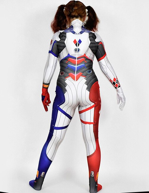 Newest D.va Cosplay Costume DVA Superhero Costumes Halloween Party Zentai Bodysuit Adults Kids Catsuit