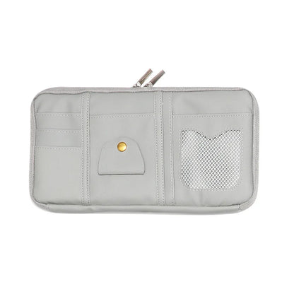Car Styling Sun Visor Organizer Multifunctional Visor Storage Bag Sunglasses Holder Card Ticket Organizer Pouch Car Accessories