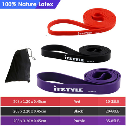 41" Resistance Bands 208cm Fitness Rubber Pull Up Crossfit Power Expander Hanging Yoga Loop Band