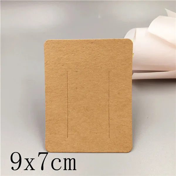 100pcs Multi-Style Hair Clip Cards Hair Accessories Jewelry Display Card Fashion Hair Clip Packaging Vintage Classic Card