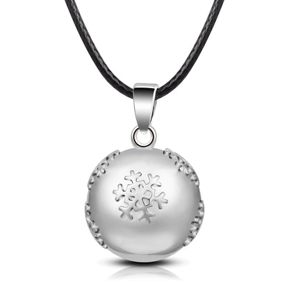 Eudora Harmony Ball Pendant Necklace Pregnancy Chime Ball Mexcian Bola Pendants Wishing Balls Fine Jewelry for Women