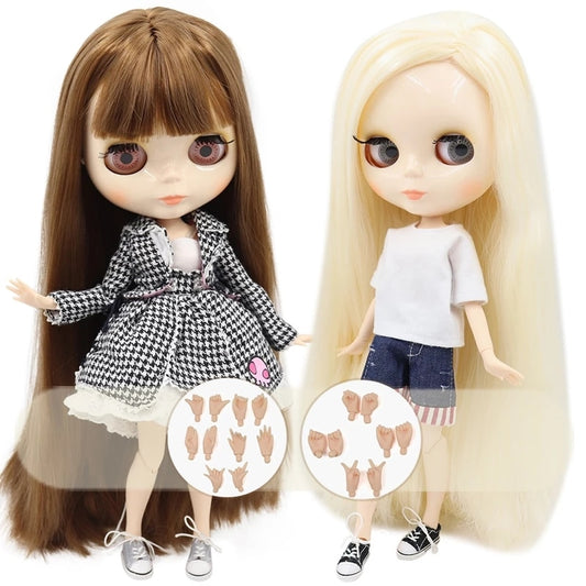 ICY DBS Blyth Doll No.3 Glossy Face White Skin Joint Body Special Price 1/6 BJD To