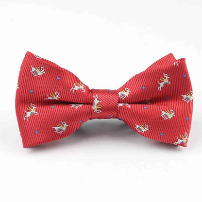 Plaid Children Bowtie Polester Bowties Baby Kid Kids Classical Pet Striped Butterfly Bow Tie Elk Bike Umbrella Dog Car