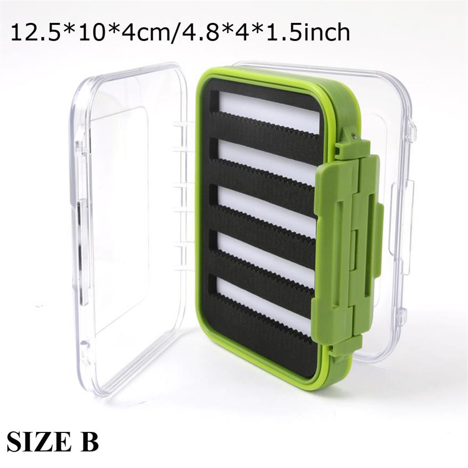 Maximumcatch Fly Box Waterproof Slit Foam High Density 4 Size Fly Fishing Tackle Box