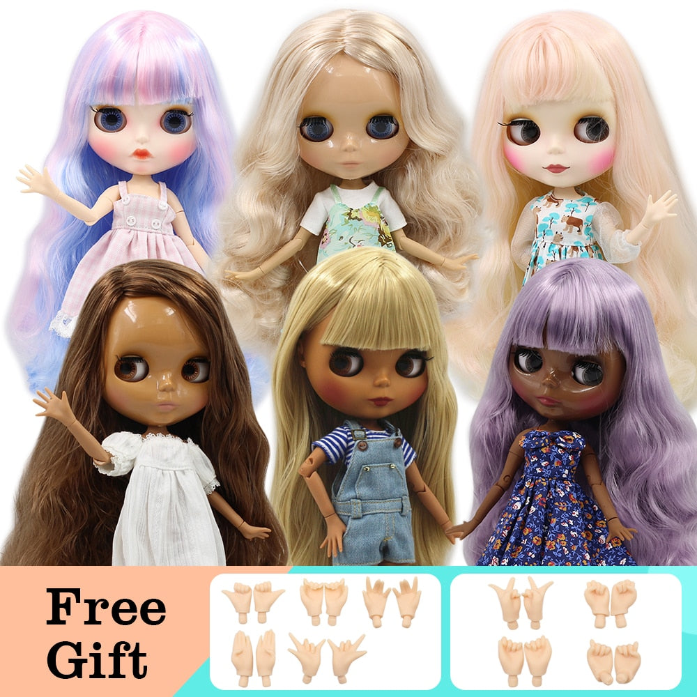 ICY DBS Blyth Doll 1/6 Joint Body DIY BJD Toys Fashion Dolls Girl Special Offer on Sale With Hand Set A&B
