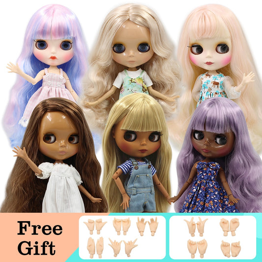 ICY DBS Blyth Doll 1/6 Joint Body DIY BJD Toys Fashion Dolls Girl Special Offer on Sale With Hand Set A&B