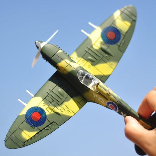 20*18CM  Assemble Fighter Model Toys Building Tool Sets Combat Aircraft Diecast War-Ii BF-109 Hurricane Spitfire Pirate Military