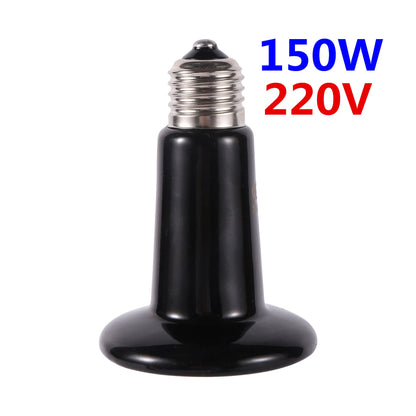 Pet Reptile Far Infrared Ceramic Heating Lamp 110v/220v Heat Emitter Light Bulb 25W 50W 75W 100W 150W 200W Animal Hatch Heating