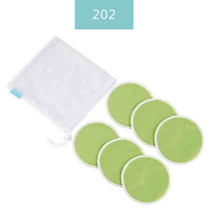 HappyFlute Super Absorbency Bamboo Nursing Pads Mum Use With Laundry Bag Waterproof Washable Feeding Pad Reusable Breast Pads