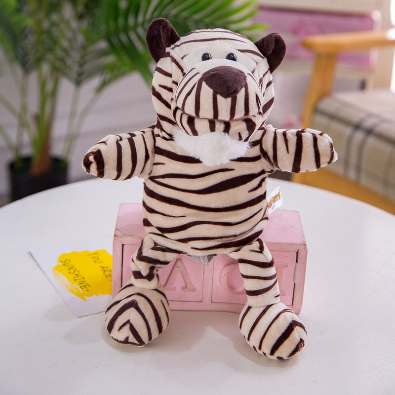 30cm Cute Whole Body Animal Hand Puppet Plush Toy Kindergarten Story Interactive Props Parent-Child Game Glove Dolls
