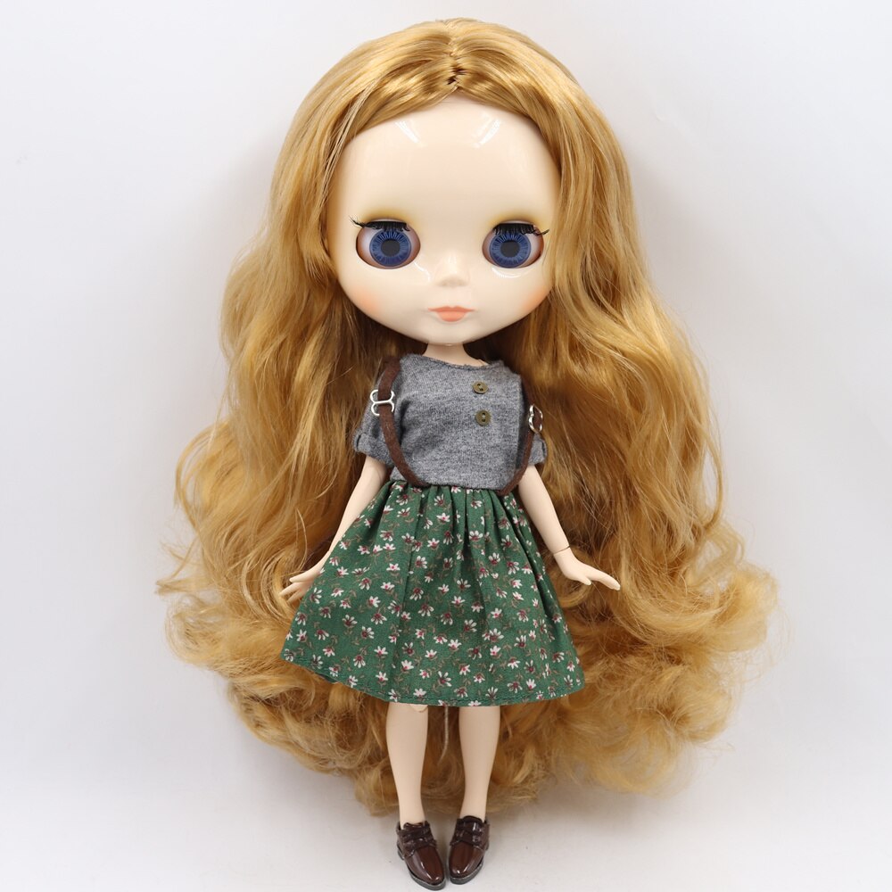 ICY DBS Blyth Doll No.3 Glossy Face White Skin Joint Body Special Price 1/6 BJD To