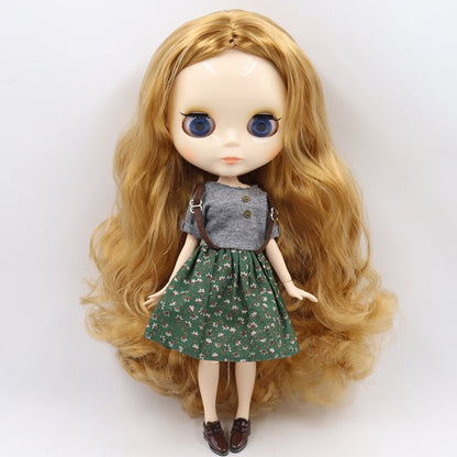ICY DBS Blyth Doll No.3 Glossy Face White Skin Joint Body Special Price 1/6 BJD To