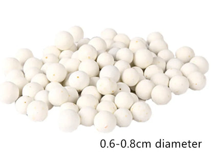 Aquarium Filter Media Activated Carbon Ceramic Rings Fish Tank Bio Balls Clean Water Filter Material Aquarium Accessories