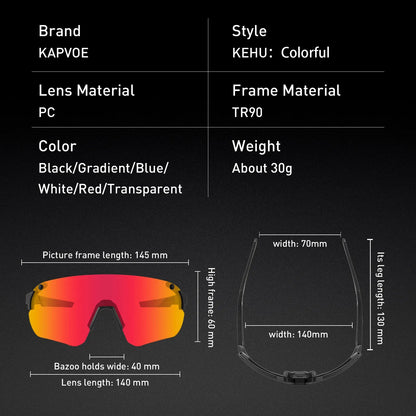 Photochromic Sports Men Sunglasses Road Cycling Glasses Mountain Bike Bicycle Riding Protection Goggles Eyewear Sport Sunglasses