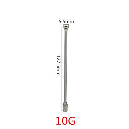 Manual Birds Feeding Syringe Parrots Pigeons Rodents Mice Feeding Rearing Syringe Gavage Straight Medication Tube 1Pcs