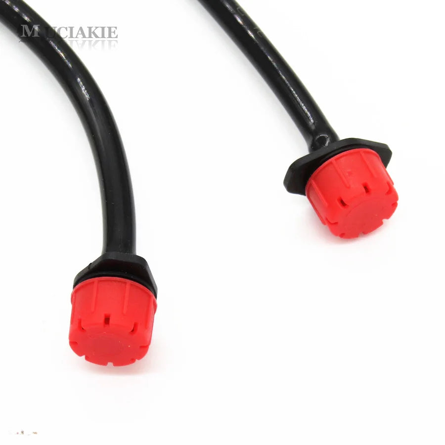 MUCIAKIE 30-1000pcs Adjustable Irrigation Misting Micro Flow Dripper Drip Head 1/4'' Hose Garden Sprinklers Garden Watering Tool