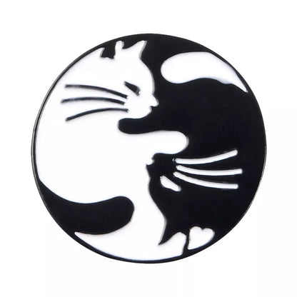 Meow Cat Kindergarten Enamel Pins Box Kitten Hugging Cats Badge Custom Brooch Bag Clothes Lapel Pin Cartoon Animal Jewelry