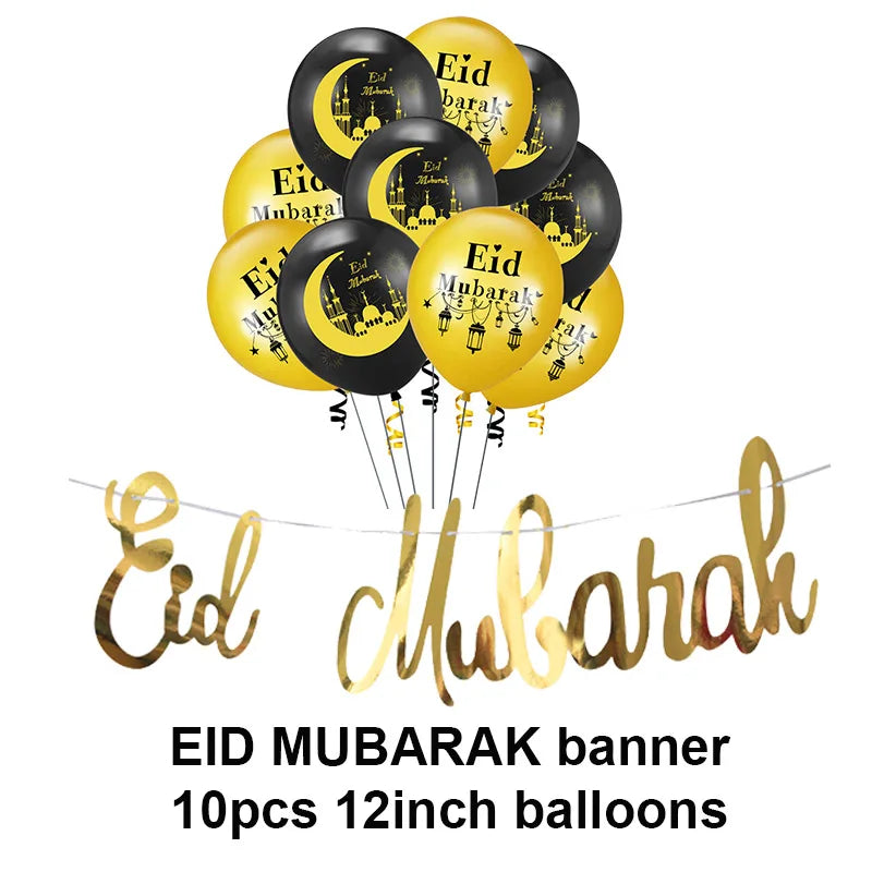 EID MUBARAK Moon Star Biscuit Mold Cookie Cutters Set Wooden EID Light Hanging Ramadan Mubarak Ramadan Kareem Party Home Decor