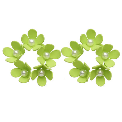 17KM New Vintage Earrings 2022 Geometric Shell Earrings for Women Girl BOHO Resin Drop Earrings Brincos Fashion Tortoise Jewelry