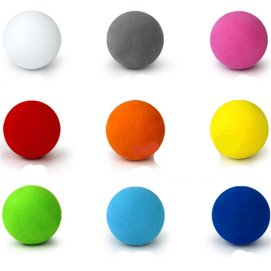 30pcs 42mm EVA Foam Golf Soft Sponge Monochrome Balls for Outdoor Golf Practice Balls for Golf/Tennis Training Solid 9 Colors