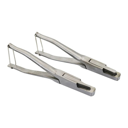 1 Pcs Stainless Steel U-Shaped and V-Shaped Ear Tongs Pliers Missing Pig Ear Tag Pliers Pig Equipment Farm Animals