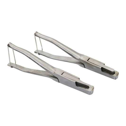 1 Pcs Stainless Steel U-Shaped and V-Shaped Ear Tongs Pliers Missing Pig Ear Tag Pliers Pig Equipment Farm Animals