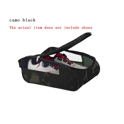 Portable Golf Shoes Bag Zipper Shoe Case Breathable Water Resistant Carrier Shoe Accessory Black Green Red Drop Ship